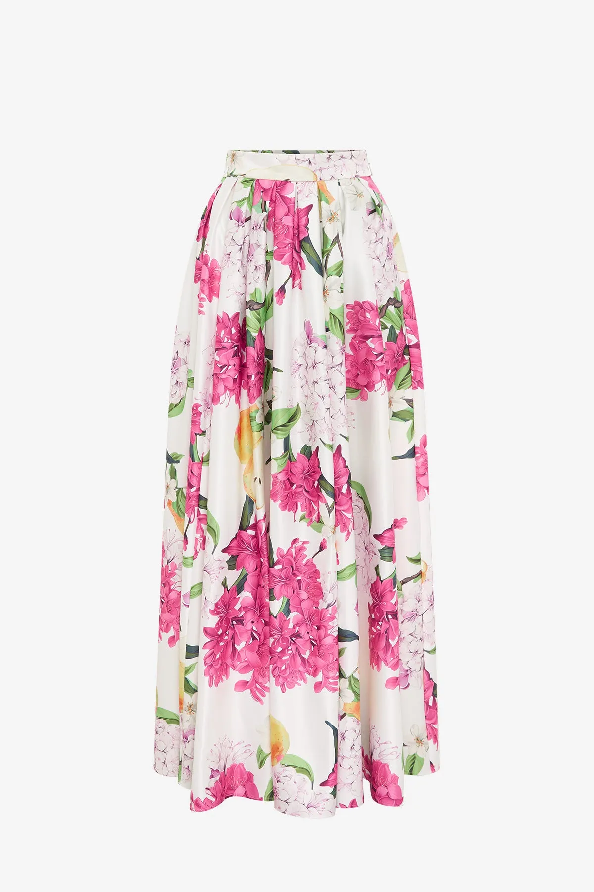 Reinette Skirt - Floral Pear Print sold by LEO LIN
