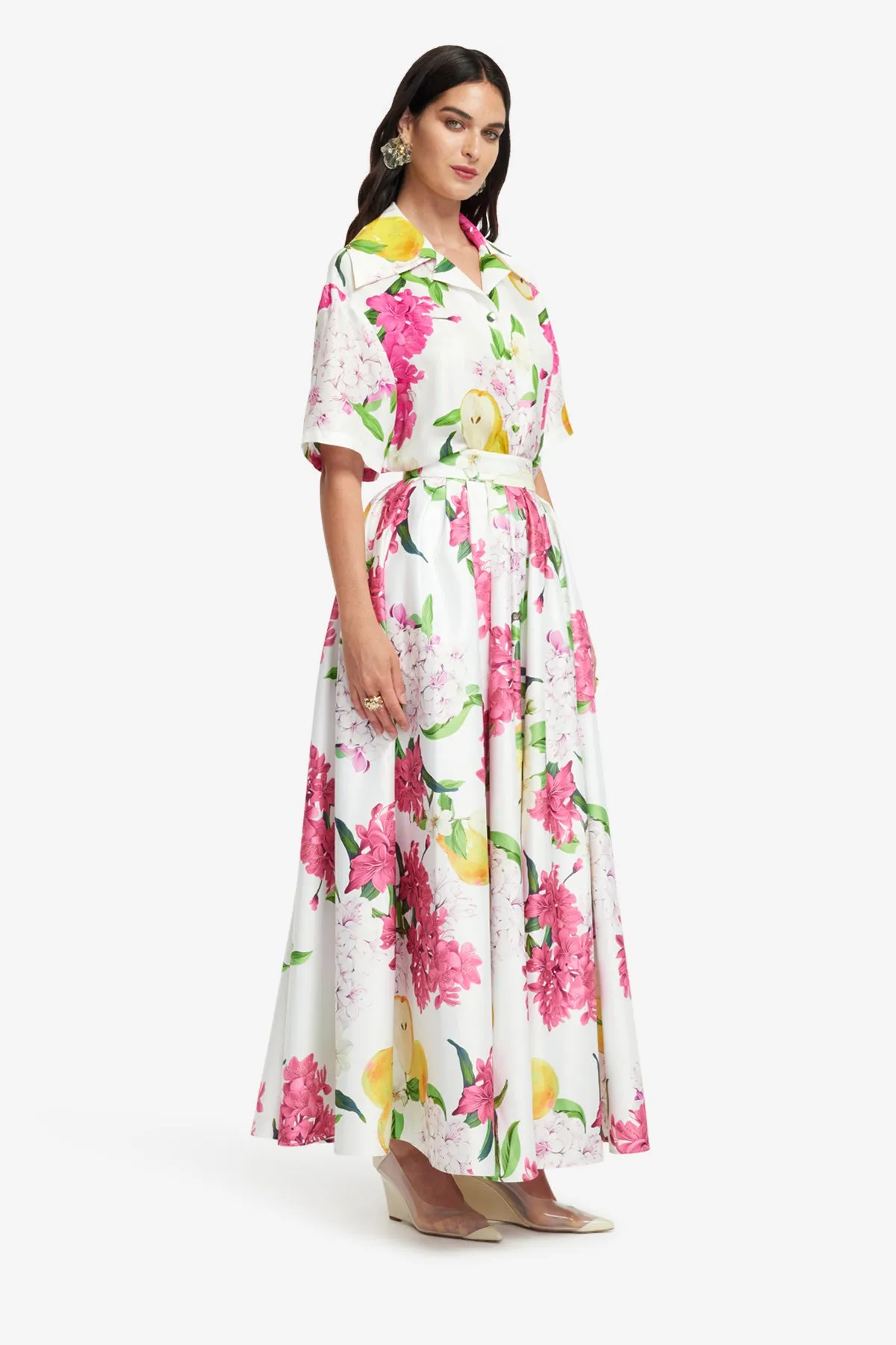 Reinette Skirt - Floral Pear Print sold by LEO LIN product image thumbnail 4