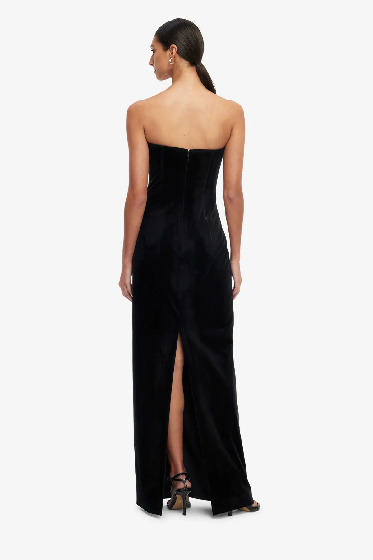 Marilyn Velvet Gown - Ebony sold by LEO LIN product image thumbnail 5