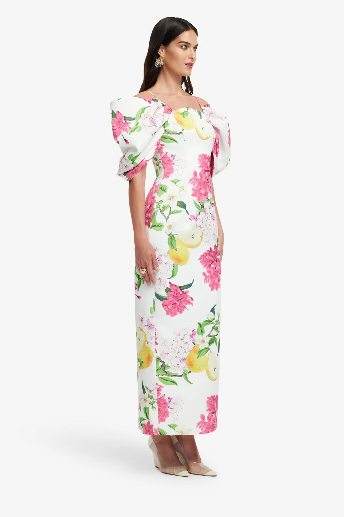 Arabella Maxi Dress - Floral Pear Print sold by LEO LIN product image thumbnail 4