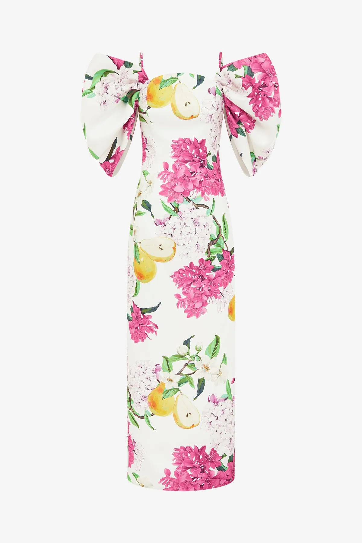 Arabella Maxi Dress - Floral Pear Print sold by LEO LIN