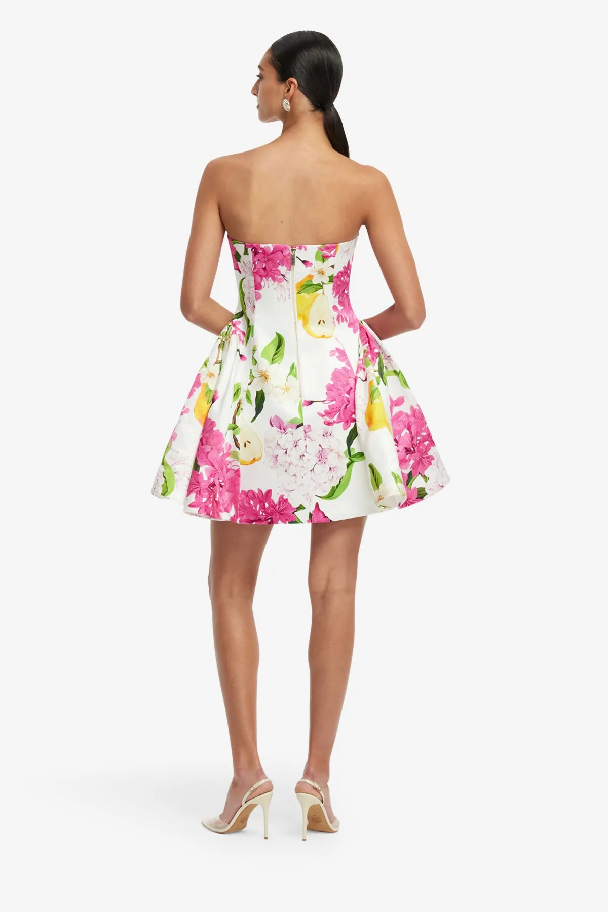 Reese Bustier Mini Dress - Floral Pear Print sold by LEO LIN product image thumbnail 5