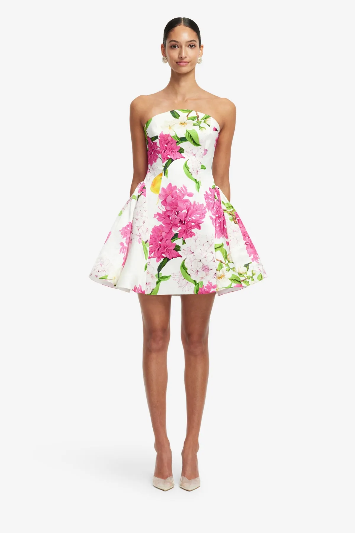 Reese Bustier Mini Dress - Floral Pear Print sold by LEO LIN product image thumbnail 2