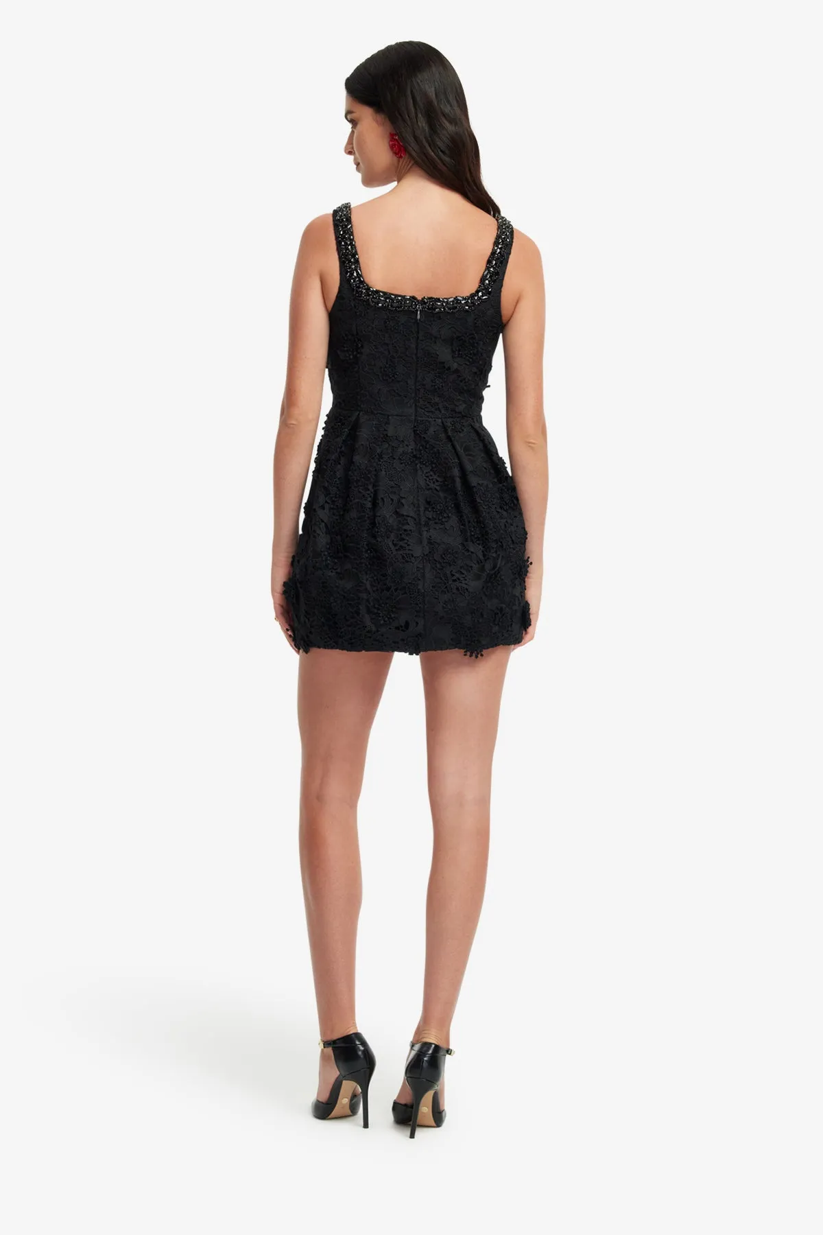 Piper Lace Mini Dress - Ebony sold by LEO LIN product image thumbnail 5