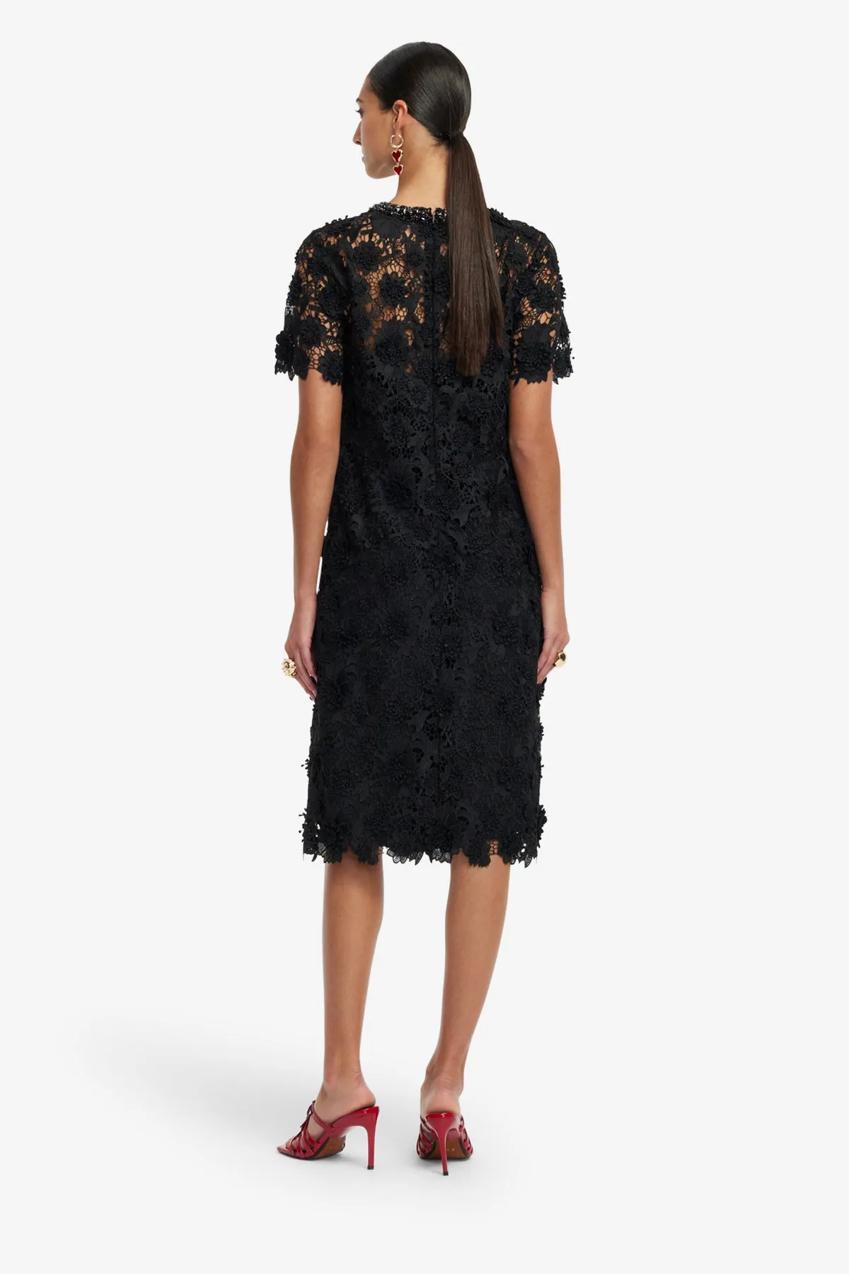 Sheridan Lace Midi Dress - Ebony sold by LEO LIN product image thumbnail 5