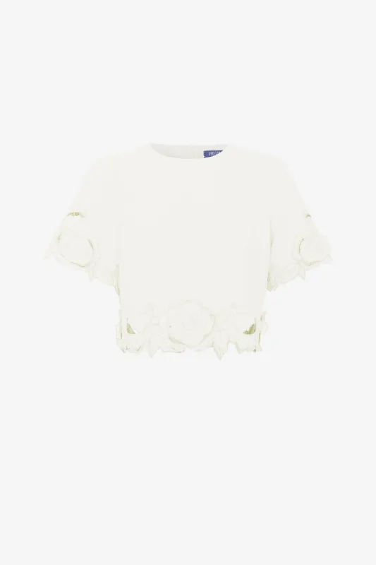 Indie Sleeve Top - Vanilla sold by LEO LIN