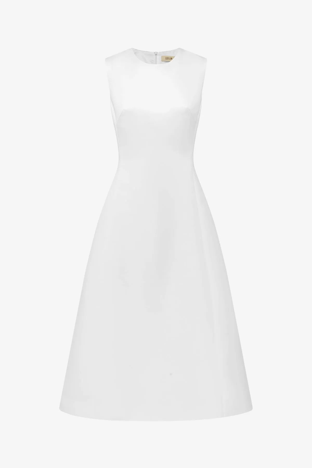 Cleo Sleeveless Midi Dress - Toile sold by LEO LIN