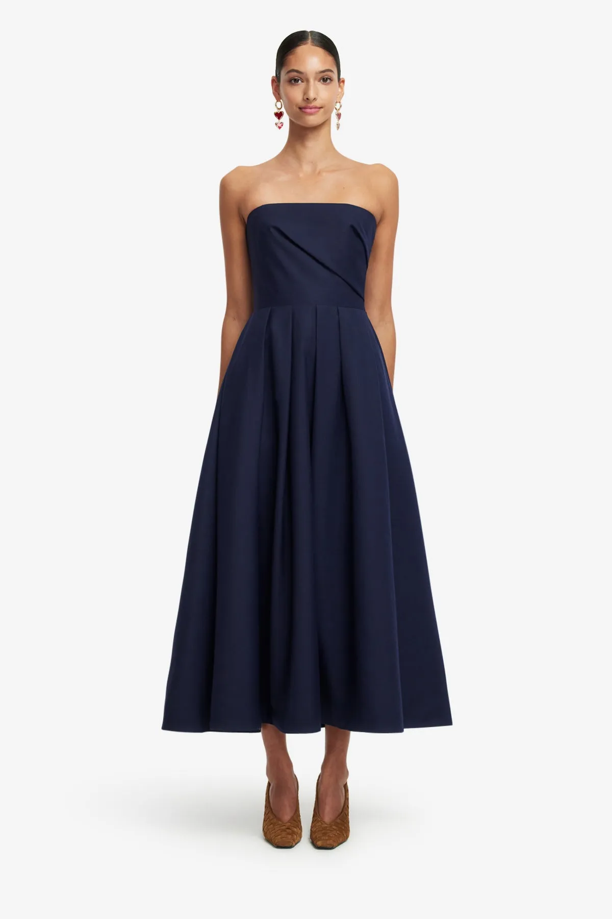 Lynn Bustier Midi Dress - Indigo sold by LEO LIN product image thumbnail 2