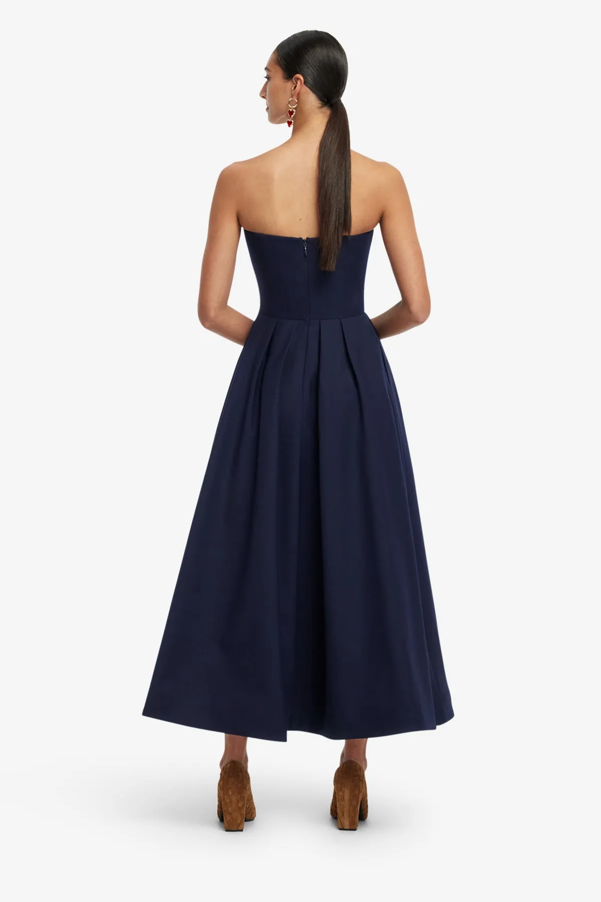 Lynn Bustier Midi Dress - Indigo sold by LEO LIN product image thumbnail 5