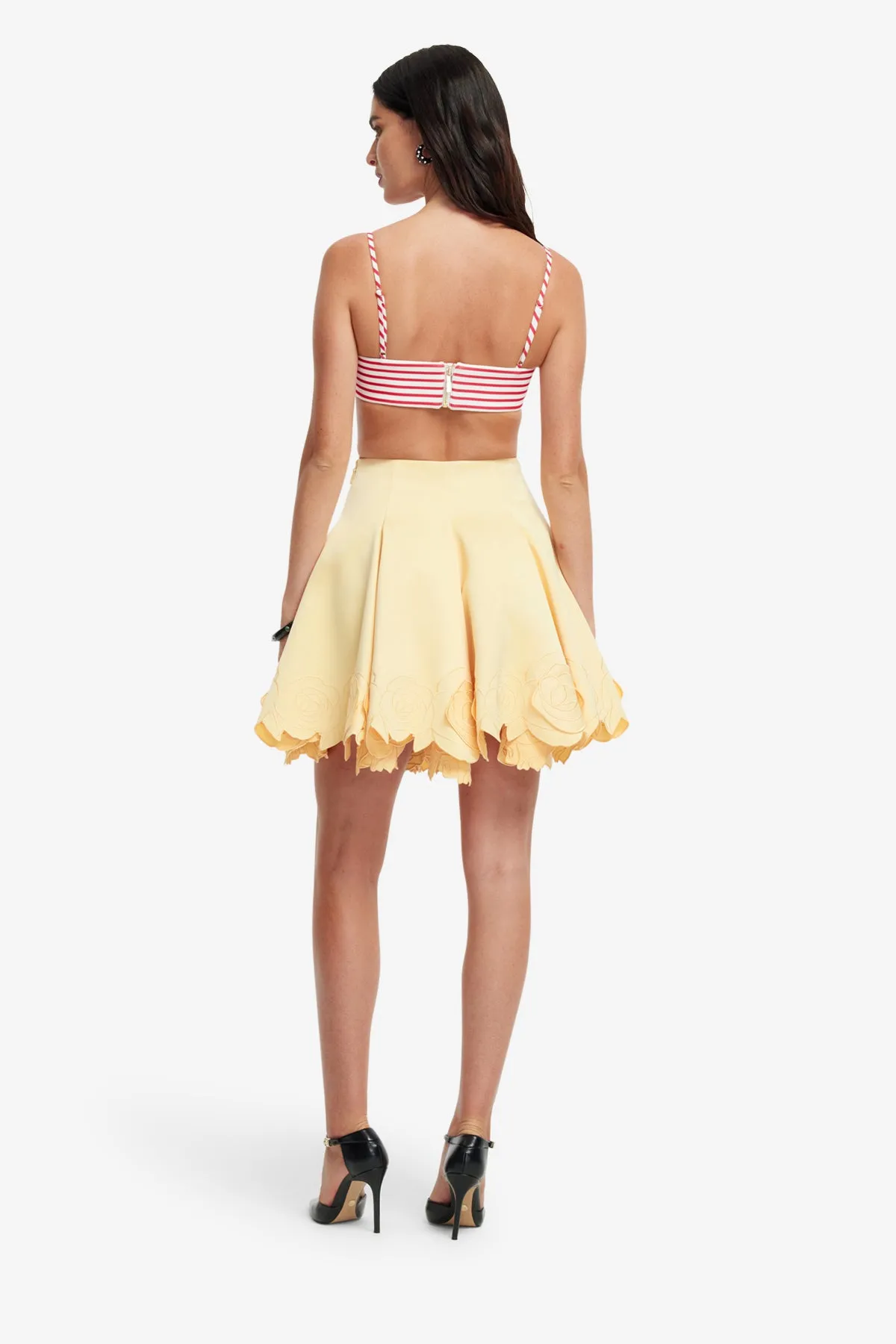 Julia Striped Bralette - Scarlet sold by LEO LIN product image thumbnail 5