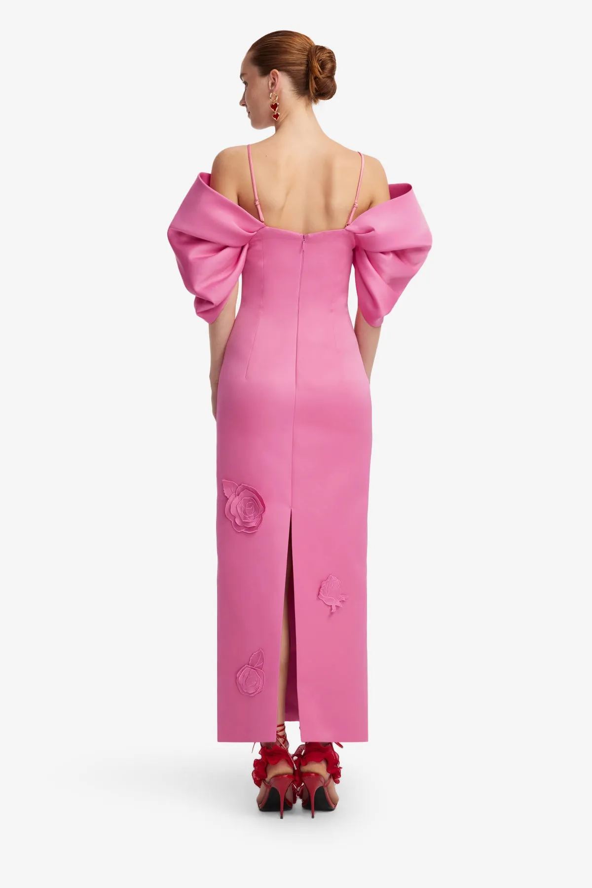 Arabella Appliqué Maxi Dress - Pink sold by LEO LIN product image thumbnail 5