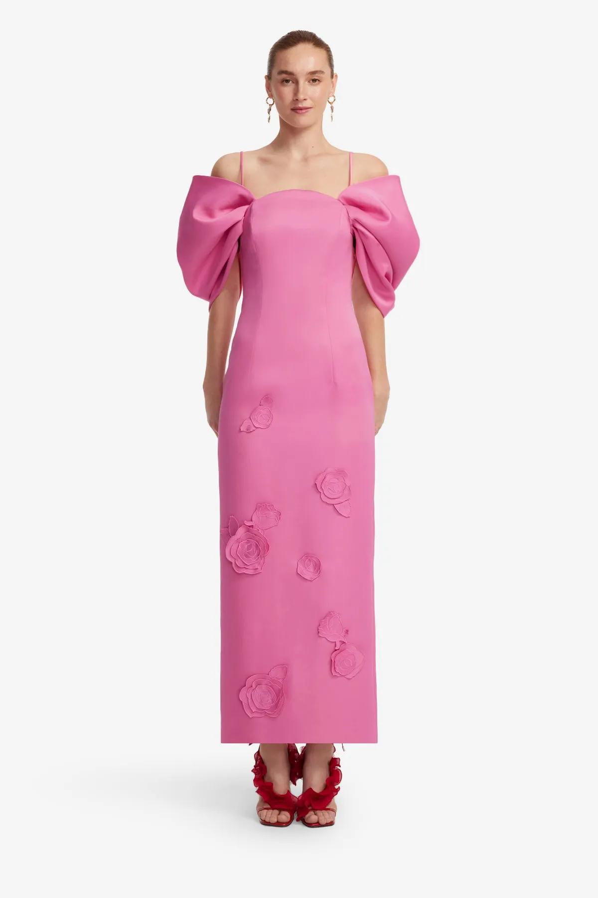 Arabella Appliqué Maxi Dress - Pink sold by LEO LIN product image thumbnail 2