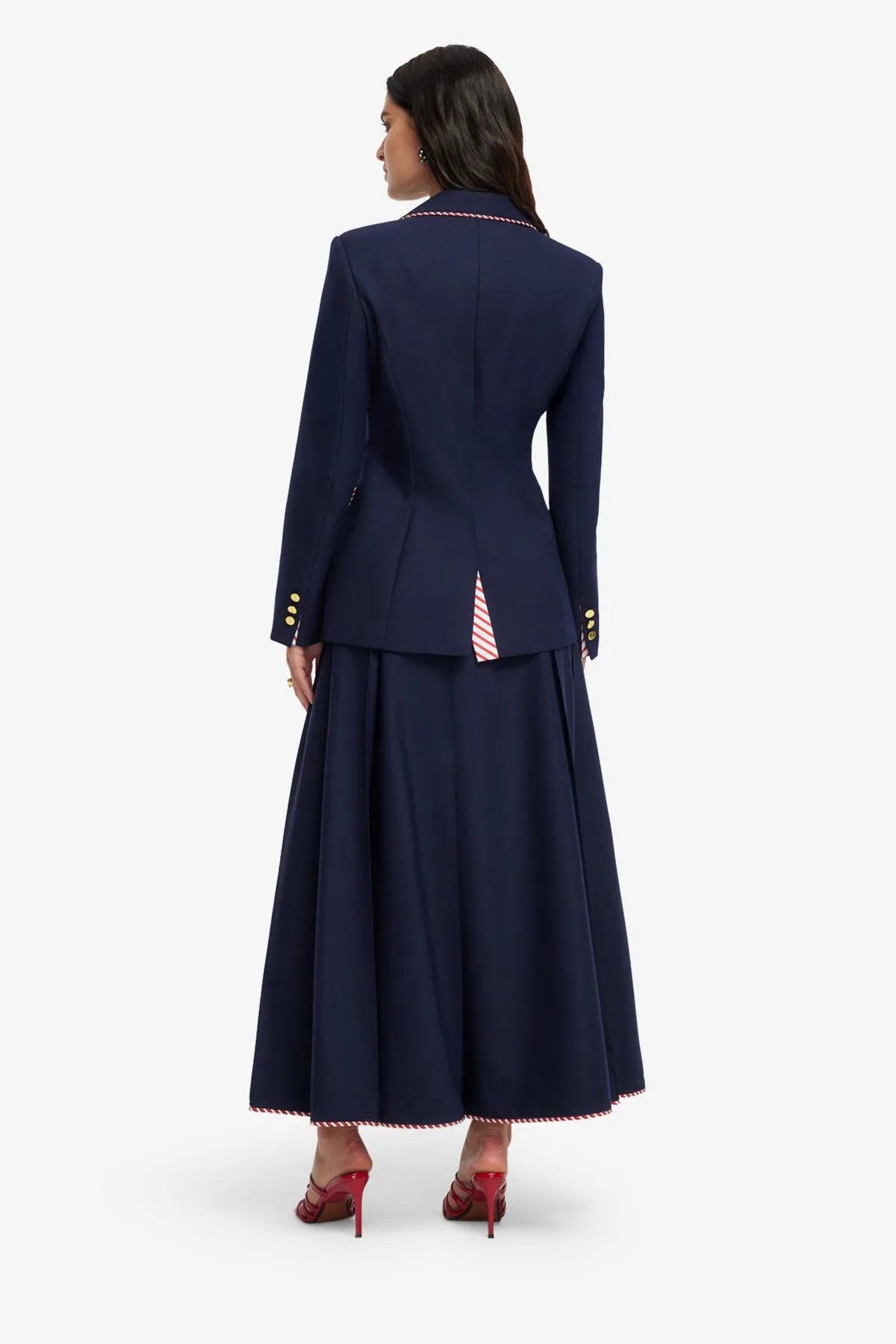 Jillian Blazer - Indigo sold by LEO LIN product image thumbnail 5