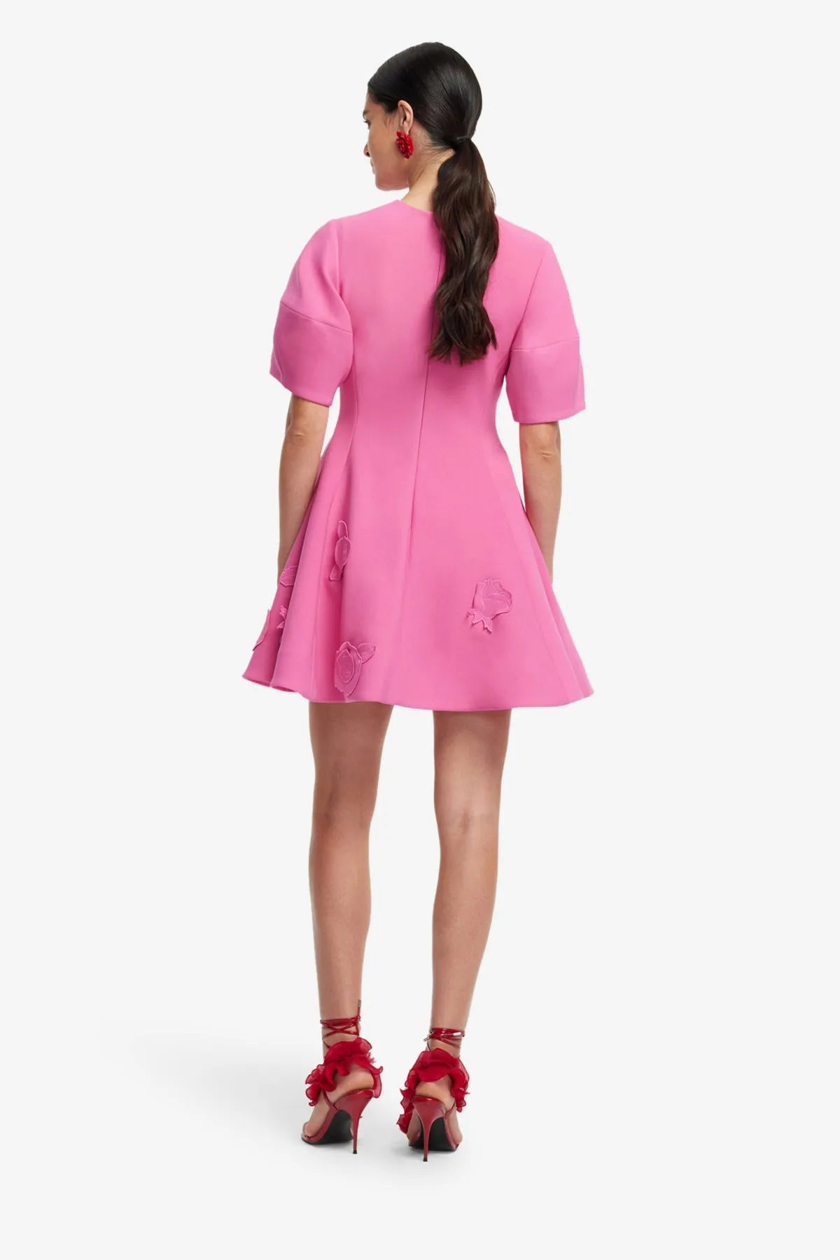 Simona Appliqué Mini Dress - Pink sold by LEO LIN product image thumbnail 5