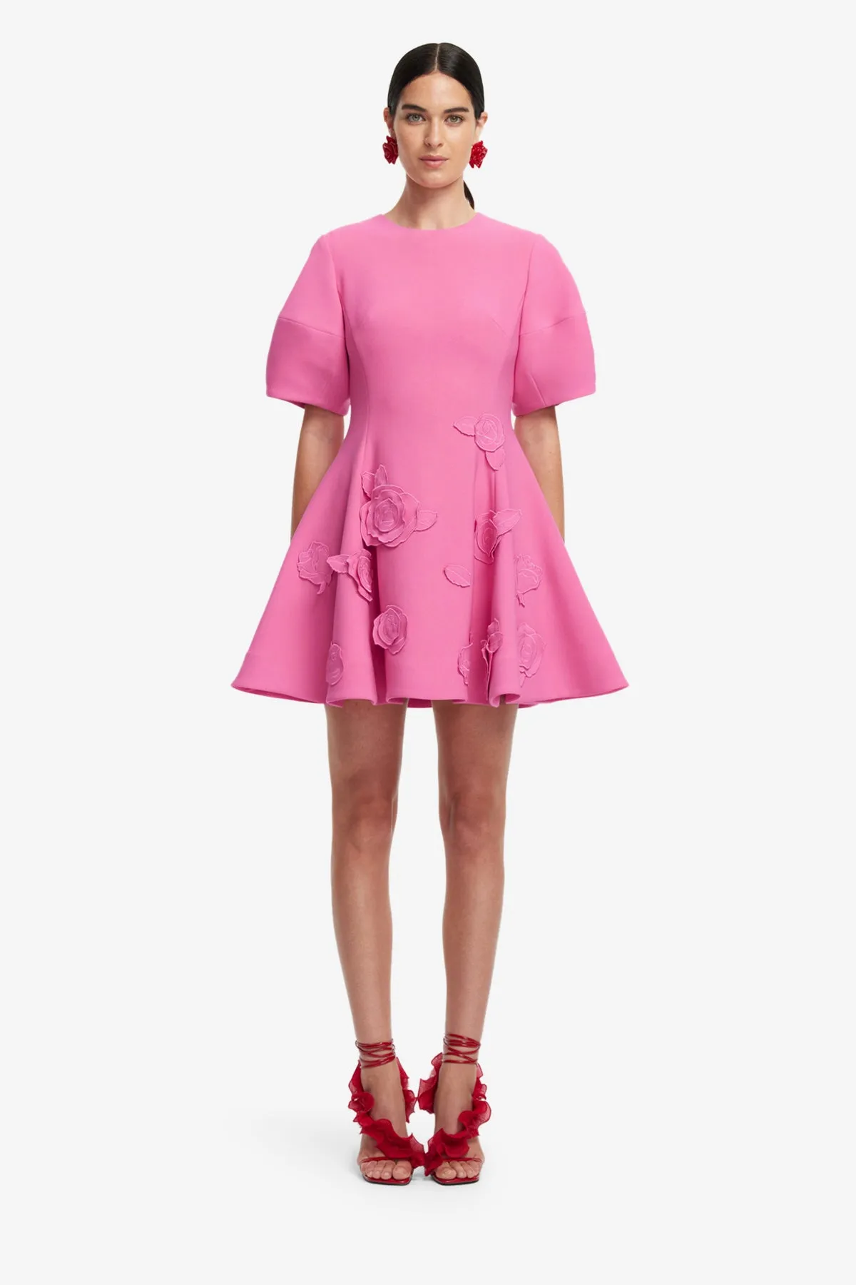 Simona Appliqué Mini Dress - Pink sold by LEO LIN product image thumbnail 2