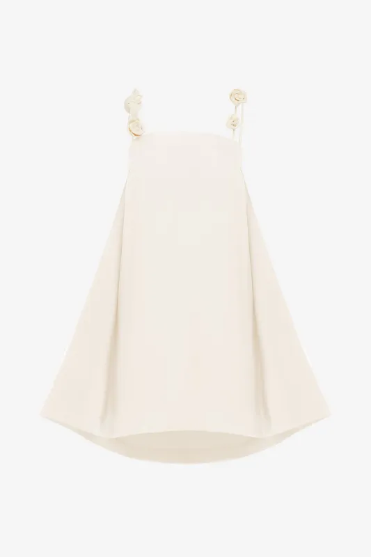 Fiona Rose Mini Dress - Vanilla made by LEO LIN