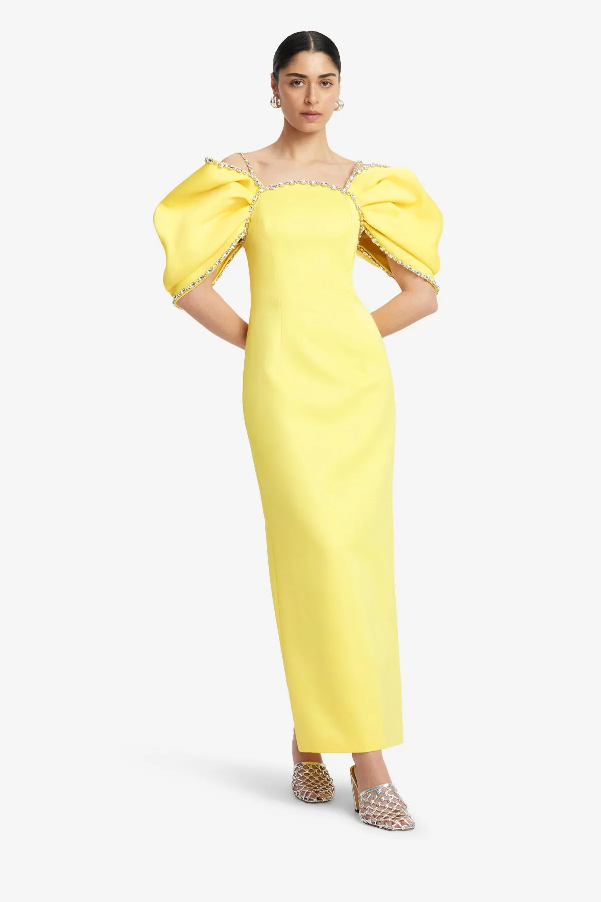 Arabella Embellished Maxi Dress - Sunshine sold by LEO LIN product image thumbnail 3