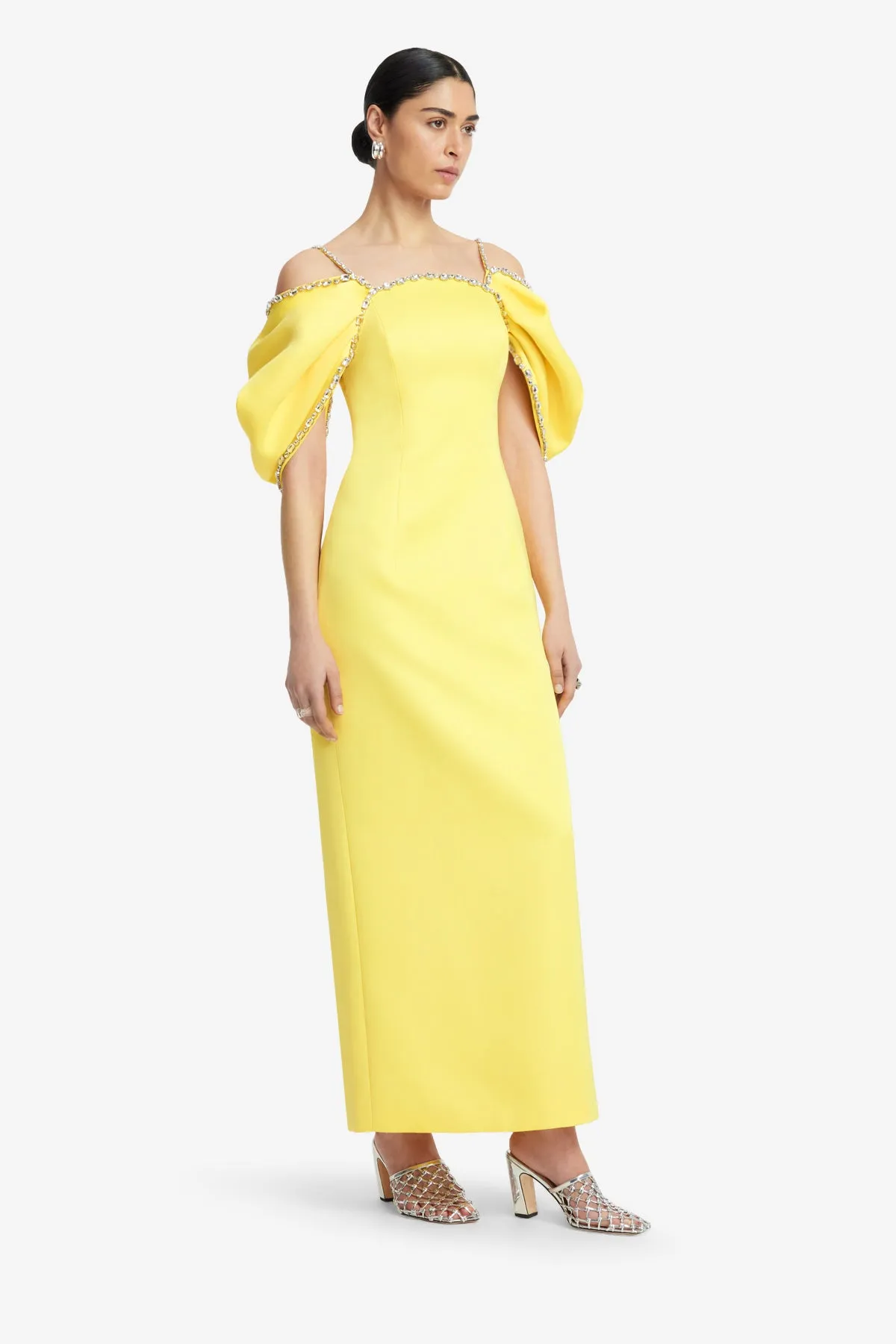 Arabella Embellished Maxi Dress - Sunshine sold by LEO LIN product image thumbnail 4
