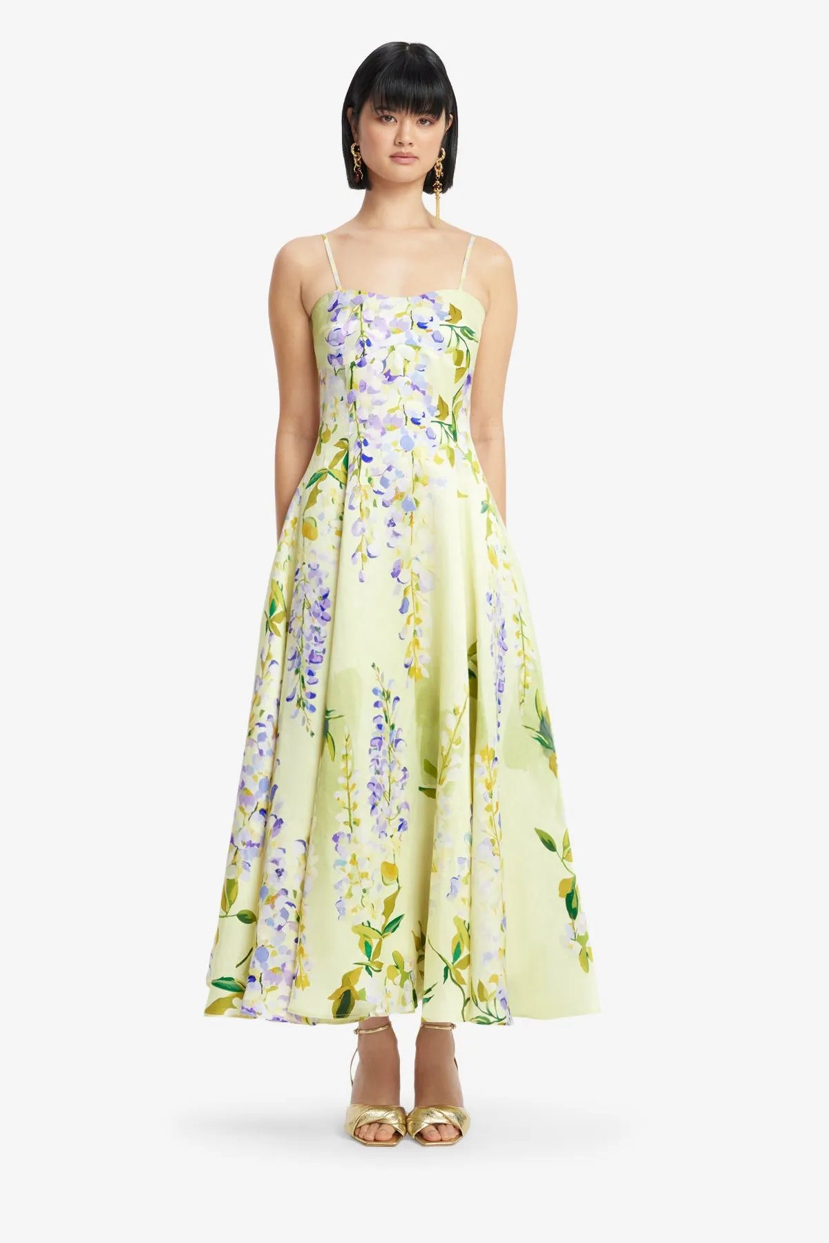 Mariela Midi Dress - Wisteria Print sold by LEO LIN product image thumbnail 2