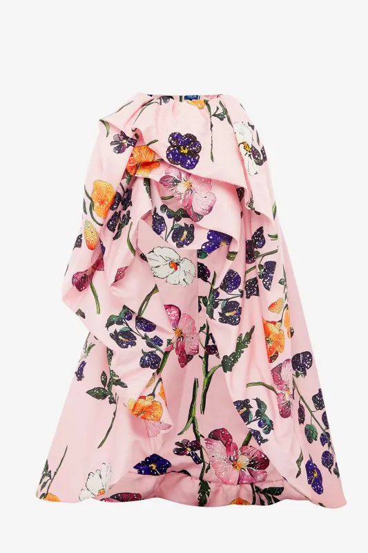 Fiorella Embellished Voluminous Skirt - Wildbloom made by LEO LIN