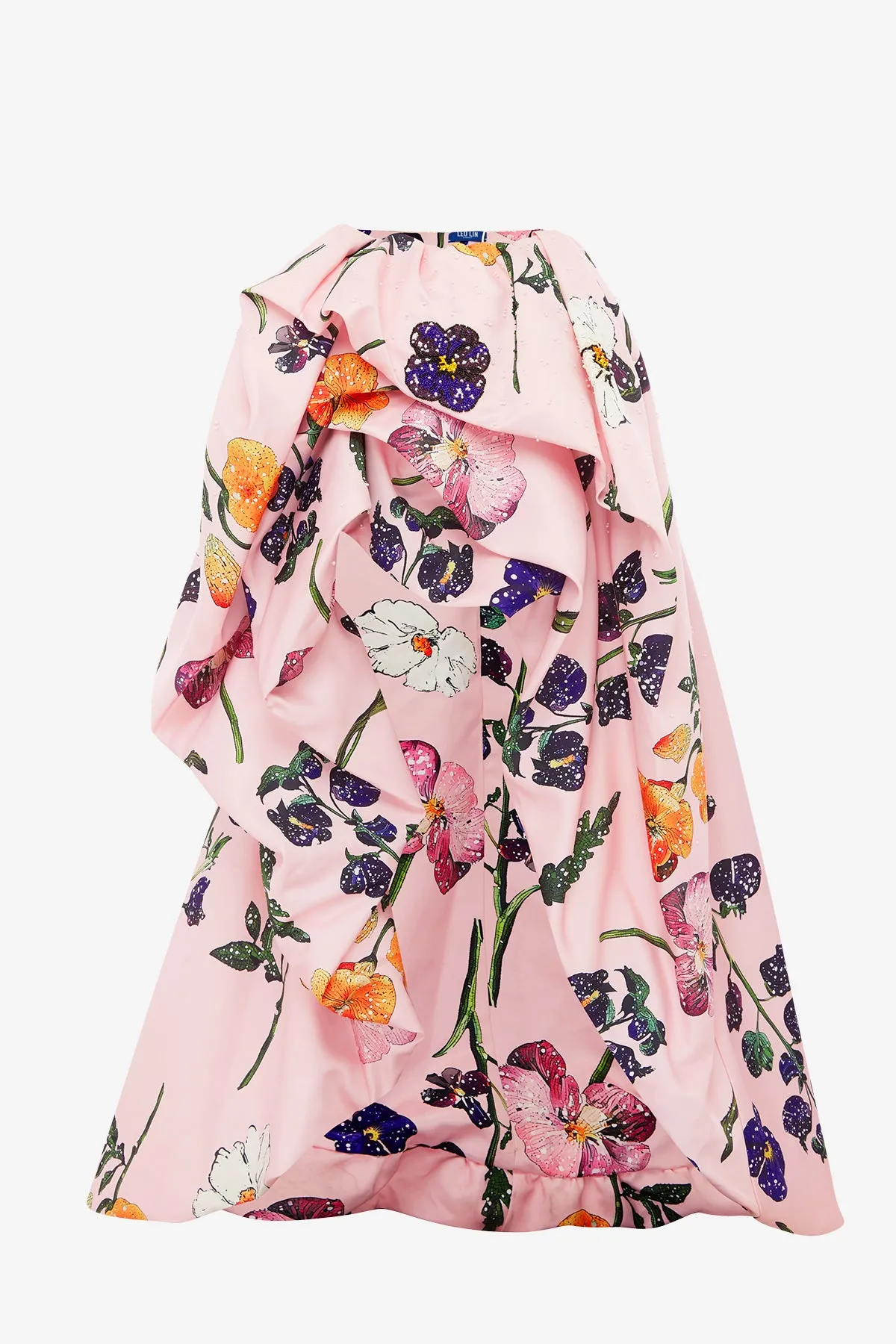 Fiorella Embellished Voluminous Skirt - Wildbloom sold by LEO LIN