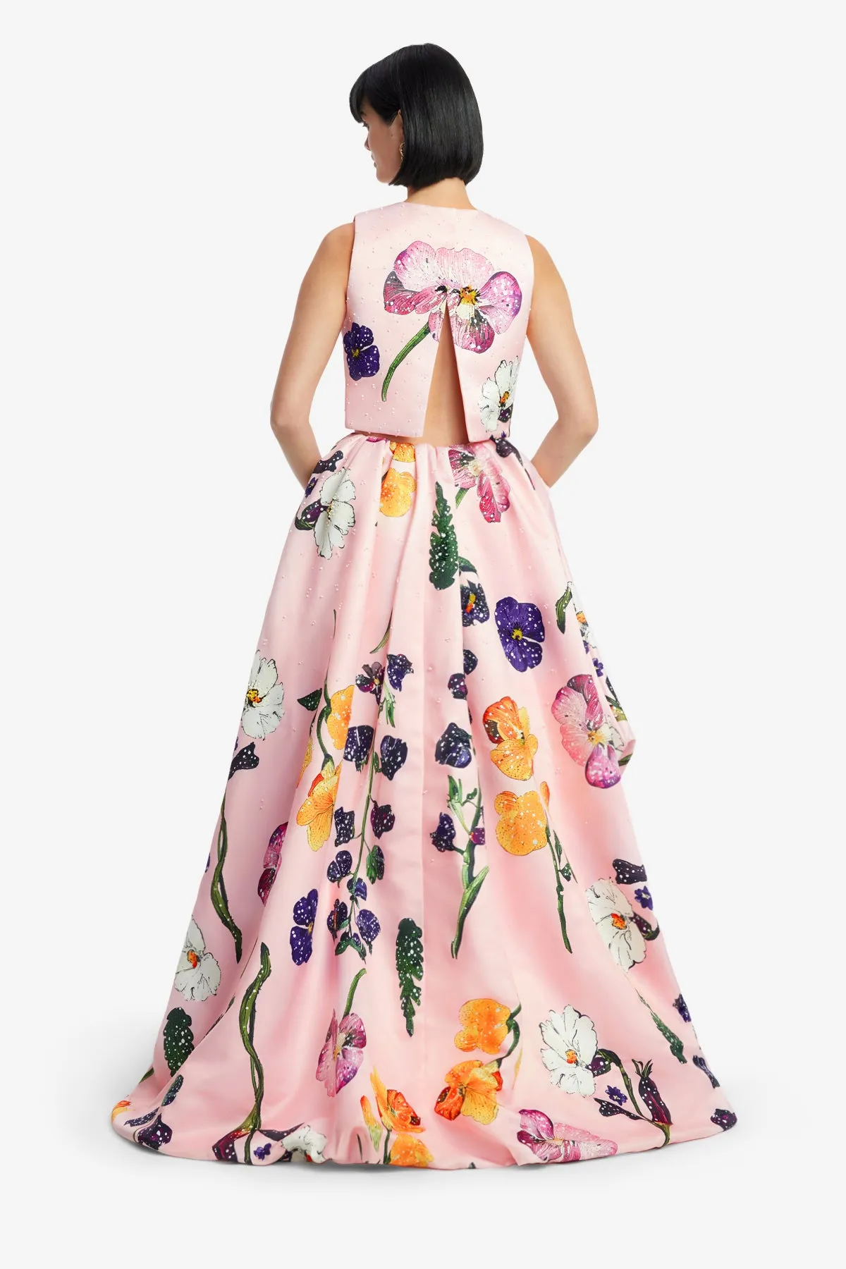 Fiorella Embellished Voluminous Skirt - Wildbloom sold by LEO LIN product image thumbnail 5