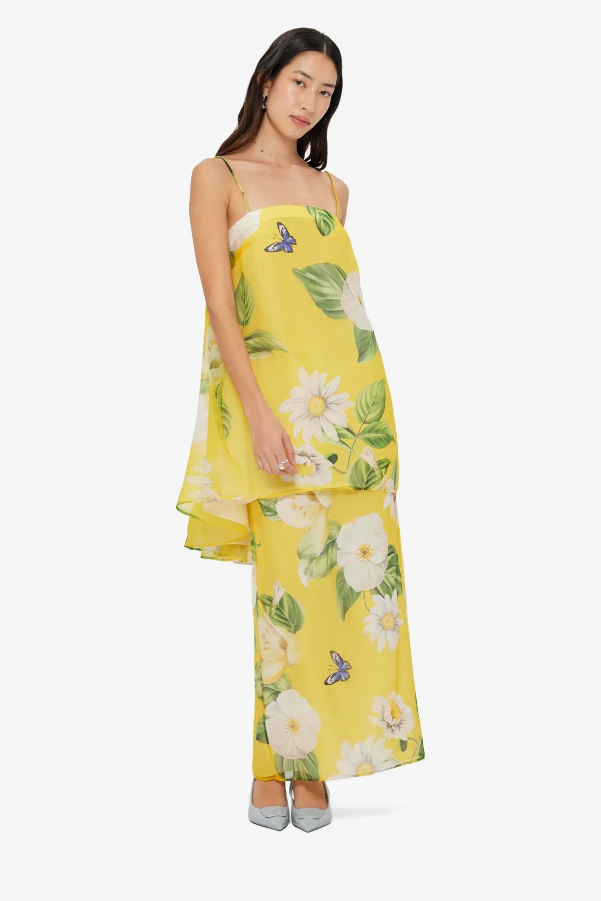 Sylvia Top - Joie Print in Sunshine sold by LEO LIN product image thumbnail 3