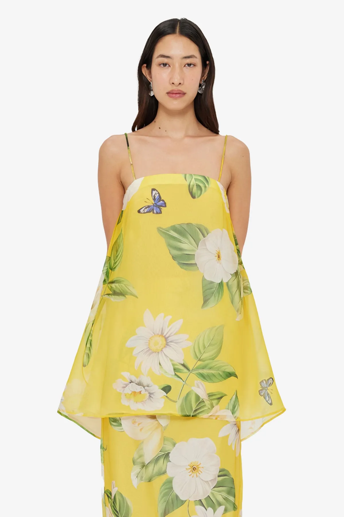 Sylvia Top - Joie Print in Sunshine sold by LEO LIN product image thumbnail 2