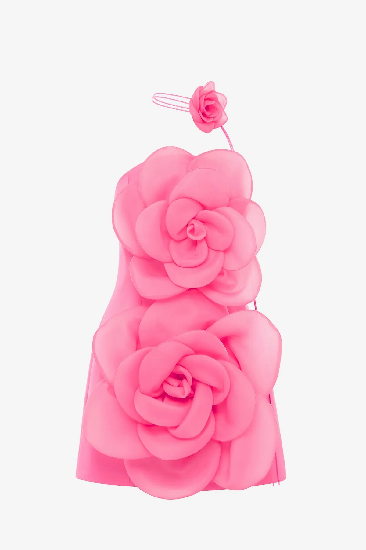 Floret Mini Dress - Fuchsia sold by LEO LIN