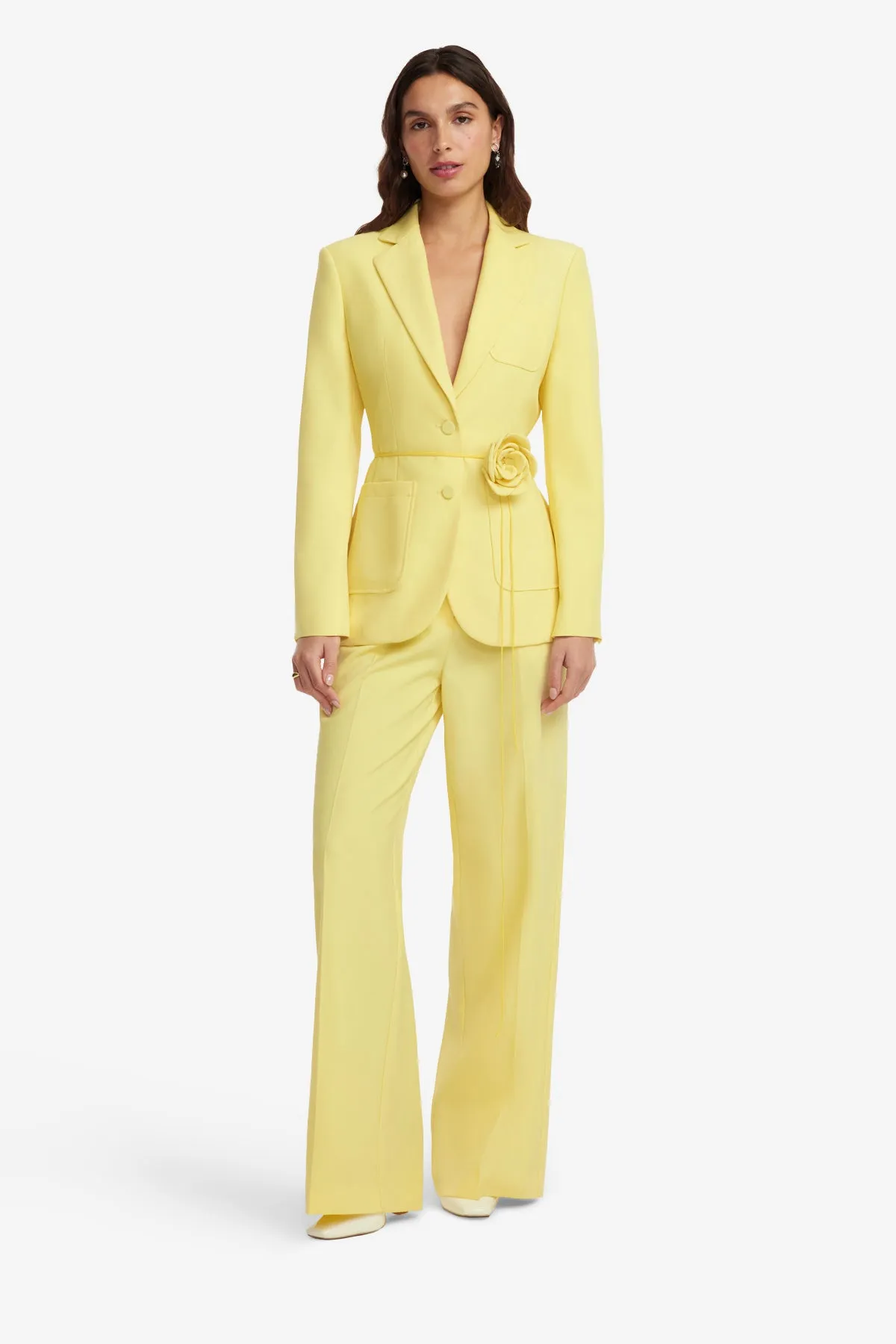 Vesper Fitted Blazer - Limoncello sold by LEO LIN product image thumbnail 3