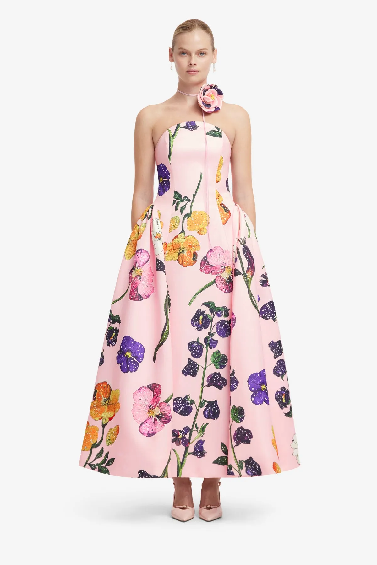 Violet Bustier Maxi Dress - Wildbloom sold by LEO LIN product image thumbnail 2