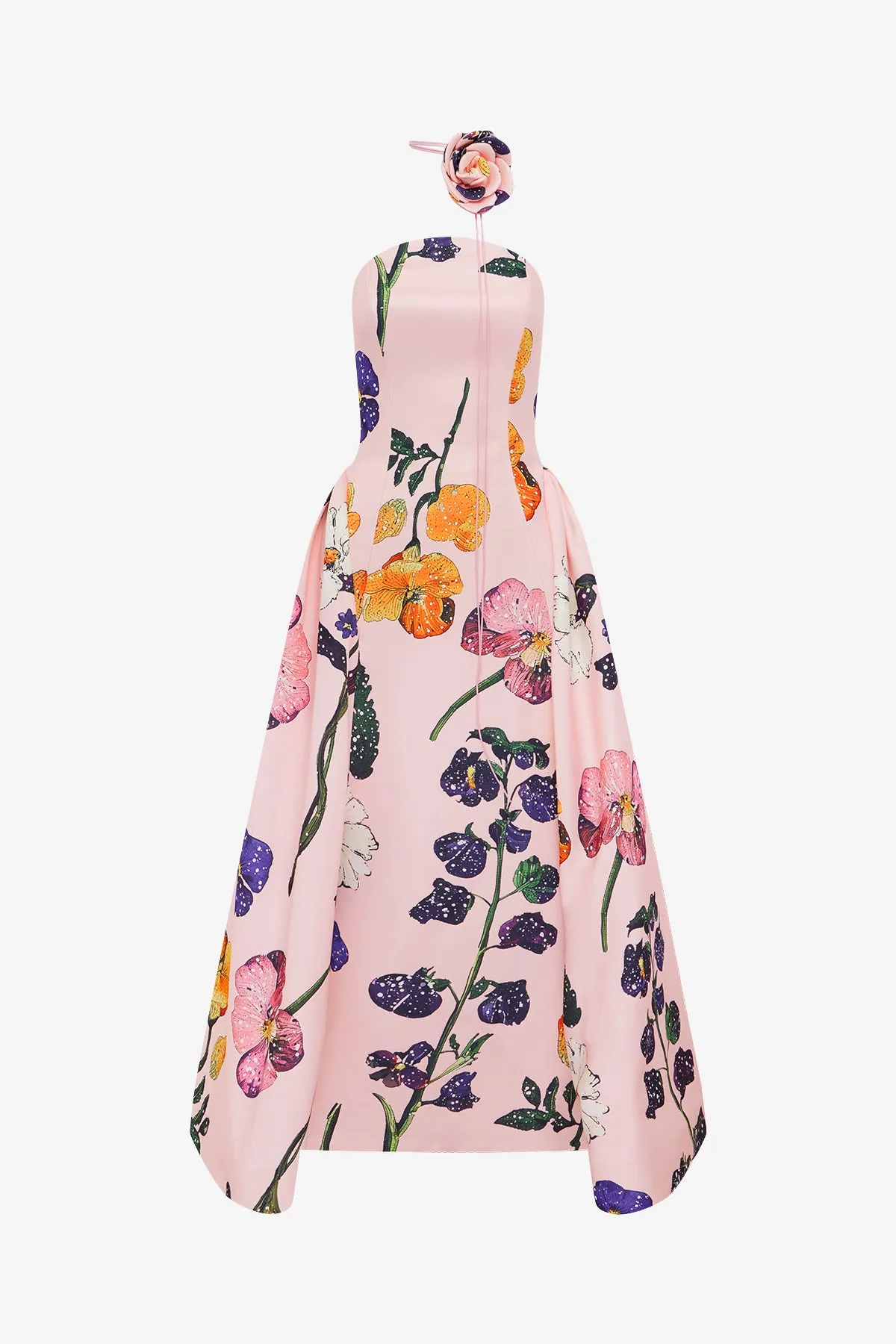 Violet Bustier Maxi Dress - Wildbloom sold by LEO LIN
