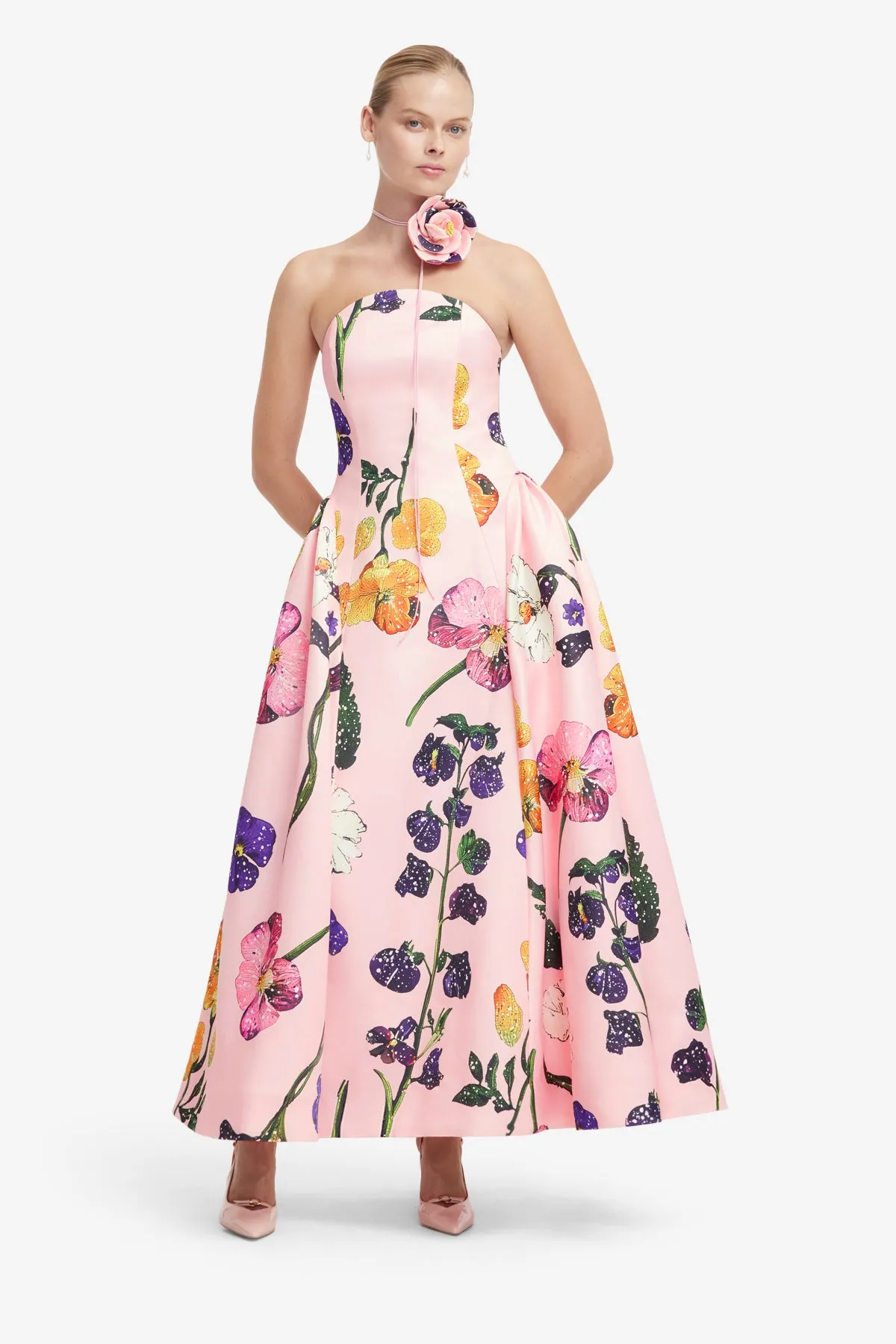 Violet Bustier Maxi Dress - Wildbloom sold by LEO LIN product image thumbnail 3