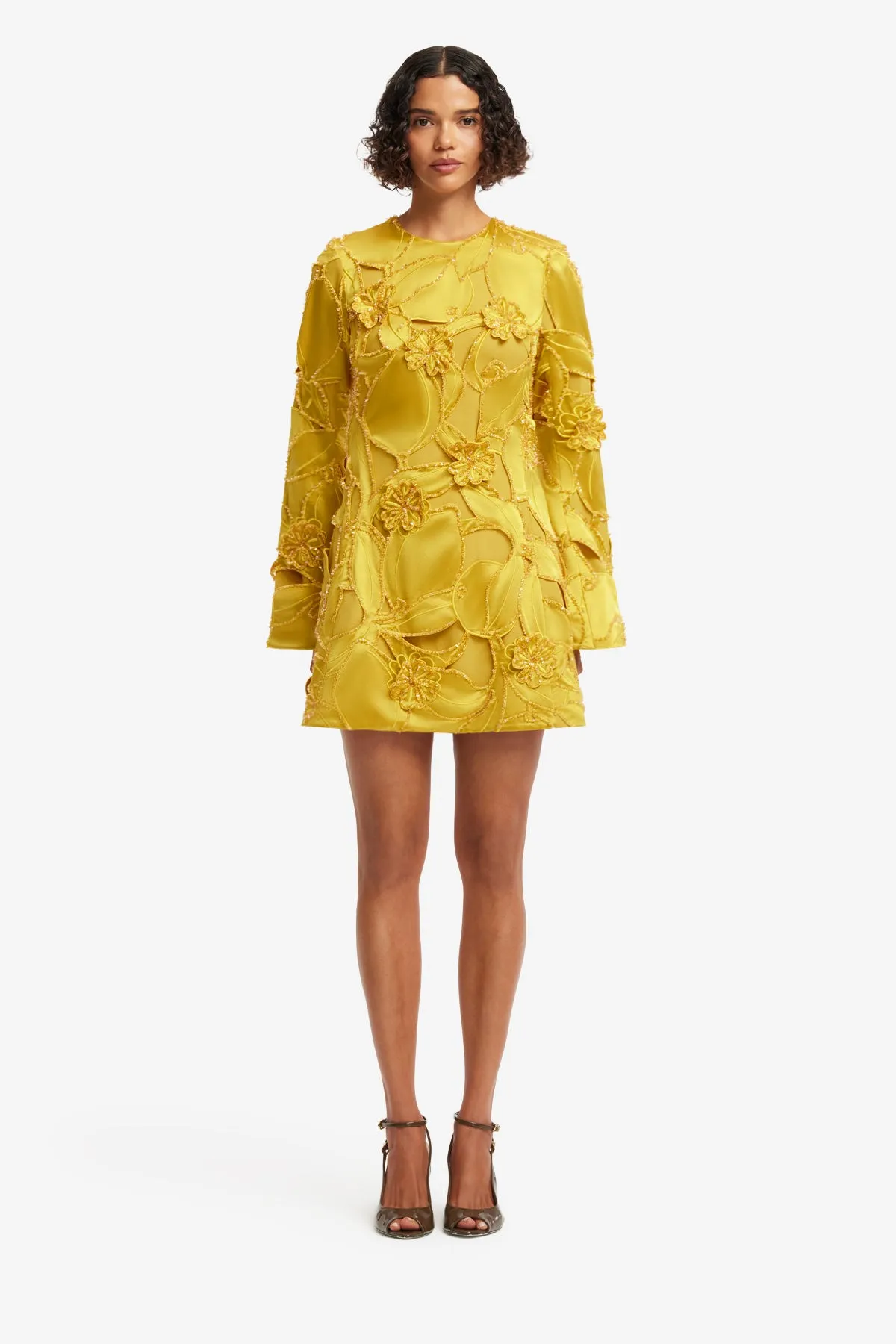 Suzanne Embellished Bell Sleeve Mini Dress - Opulence sold by LEO LIN product image thumbnail 2