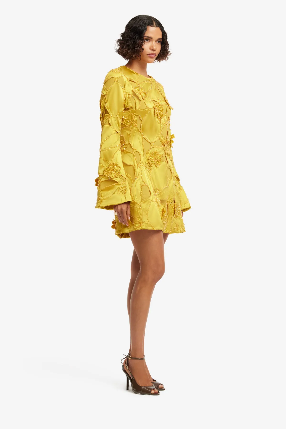 Suzanne Embellished Bell Sleeve Mini Dress - Opulence sold by LEO LIN product image thumbnail 4