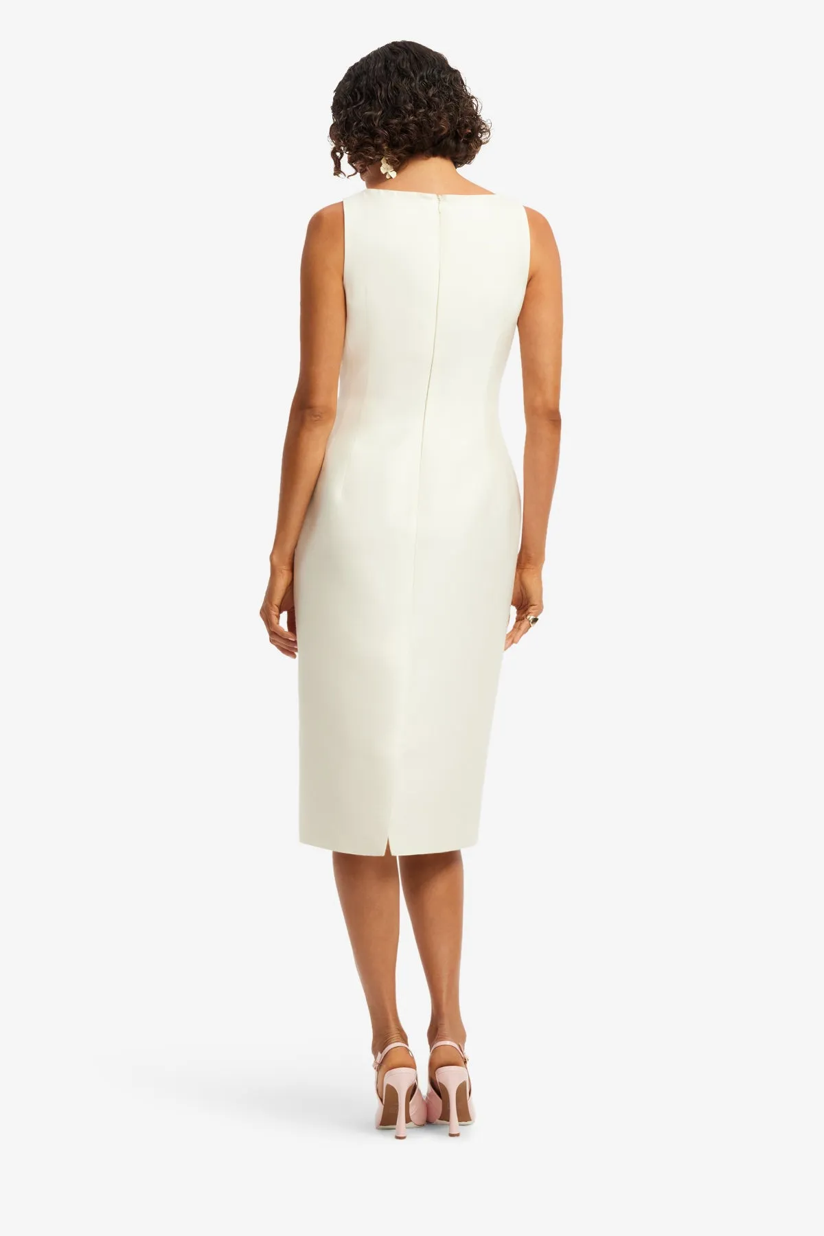 Eleanor Embellished Wool Midi Dress - Wildflower sold by LEO LIN product image thumbnail 5