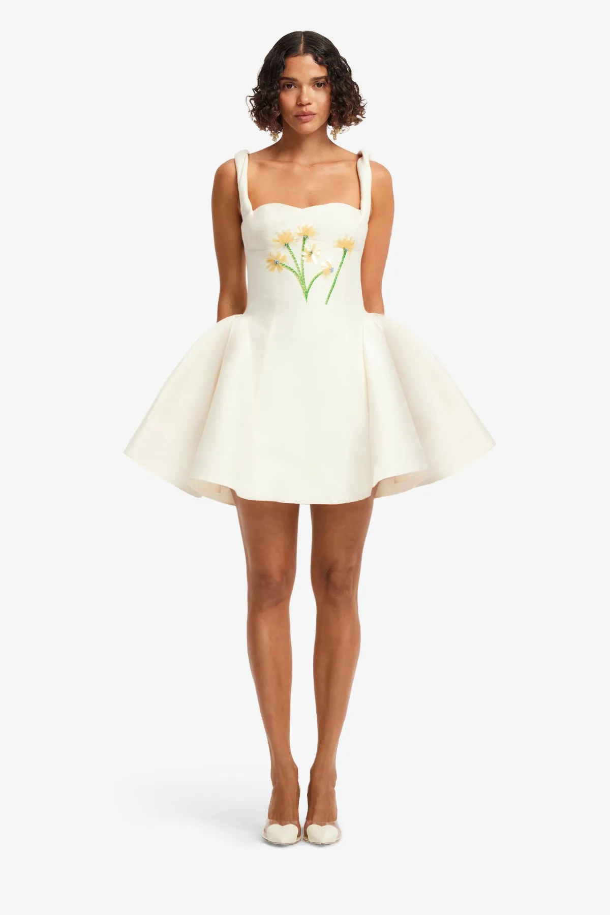Ariel Embellished Wool Mini Dress - Wildflower sold by LEO LIN product image thumbnail 2