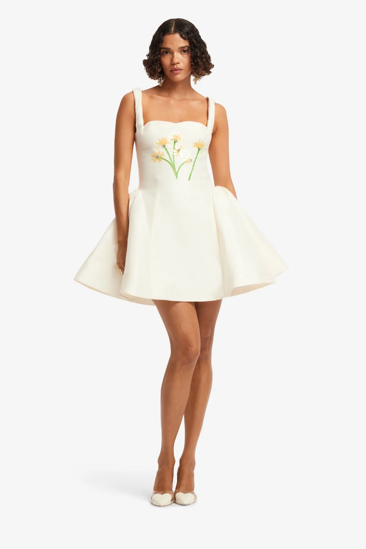 Ariel Embellished Wool Mini Dress - Wildflower sold by LEO LIN product image thumbnail 3