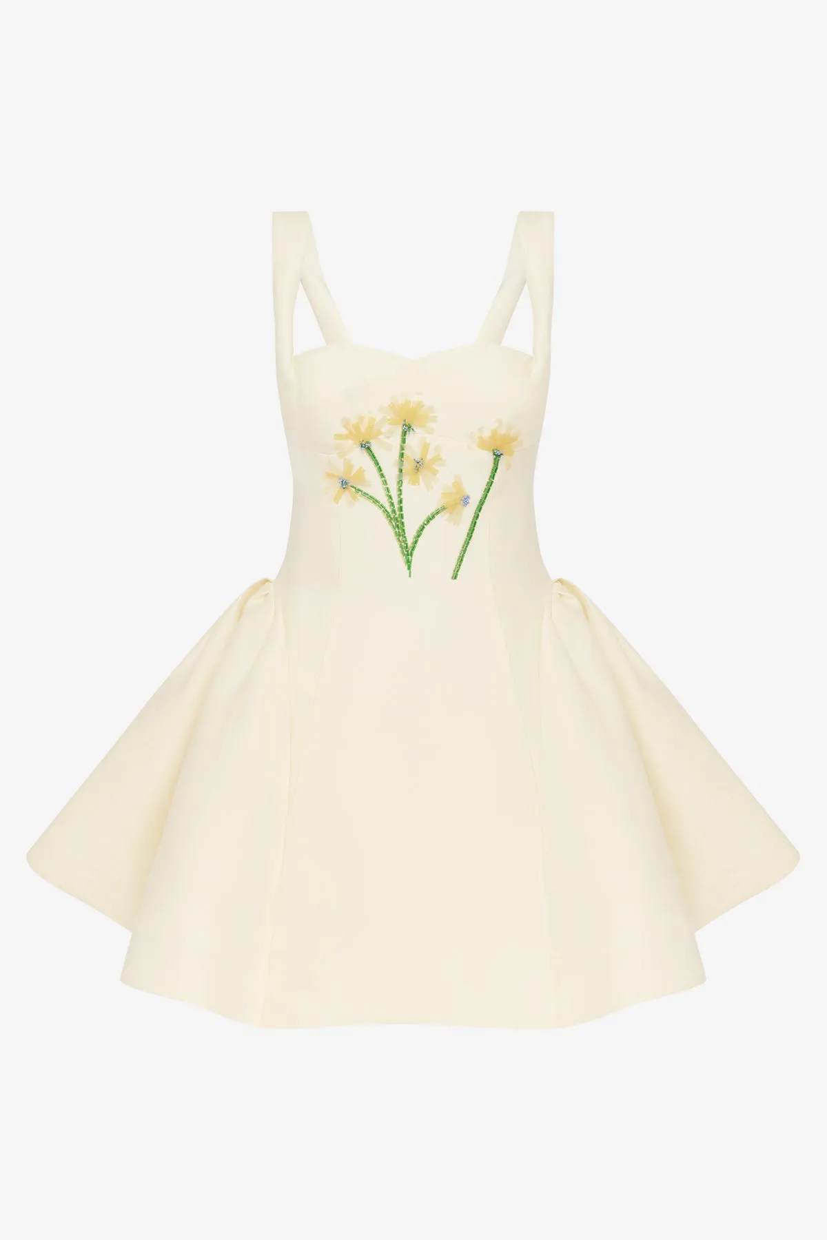 Ariel Embellished Wool Mini Dress - Wildflower sold by LEO LIN