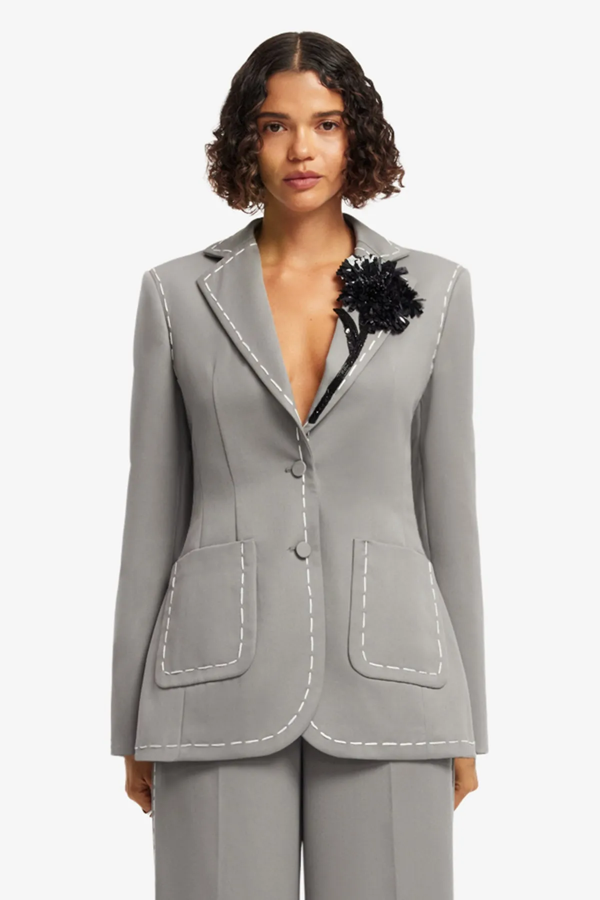 Jillian Blazer - Steel sold by LEO LIN product image thumbnail 2