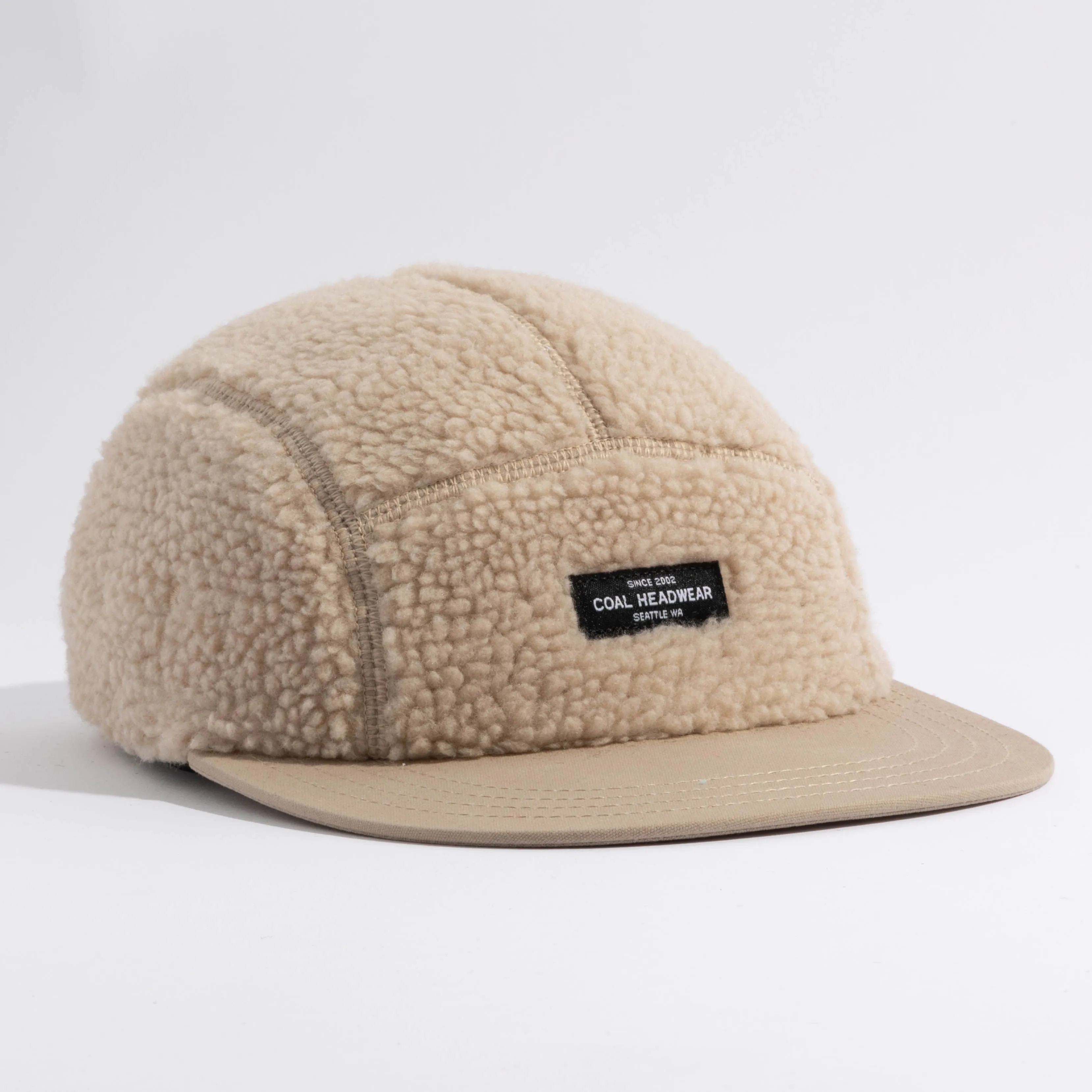 The Linus Fleece 5 Panel Cap sold by Coal Headwear