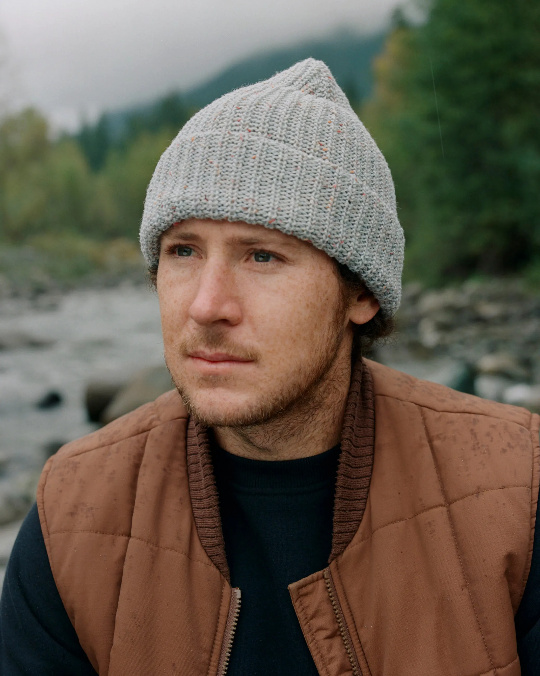 The Shoreline Speckle Knit Beanie sold by Coal Headwear product image thumbnail 2