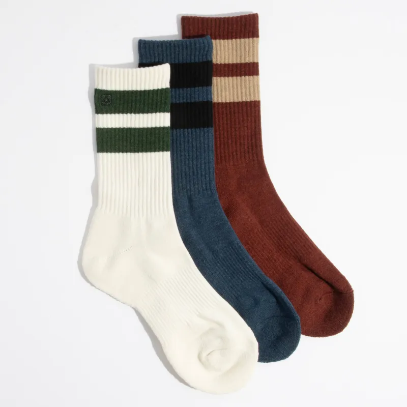 The Everyday Crew Sock Three Pack sold by Coal Headwear