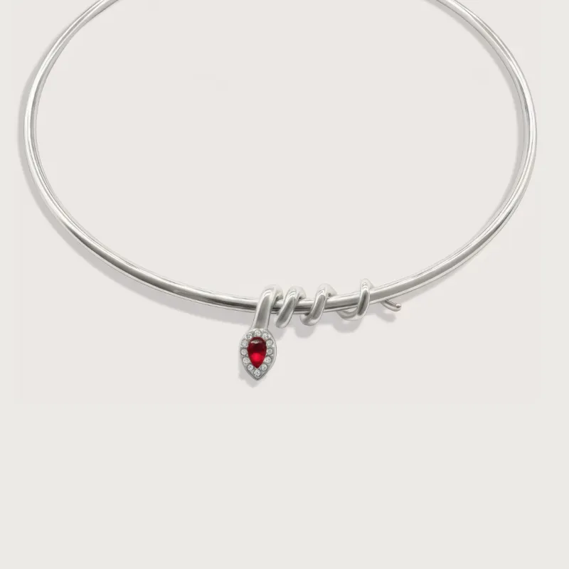 Rachelle Necklace in Silver made by Cadena