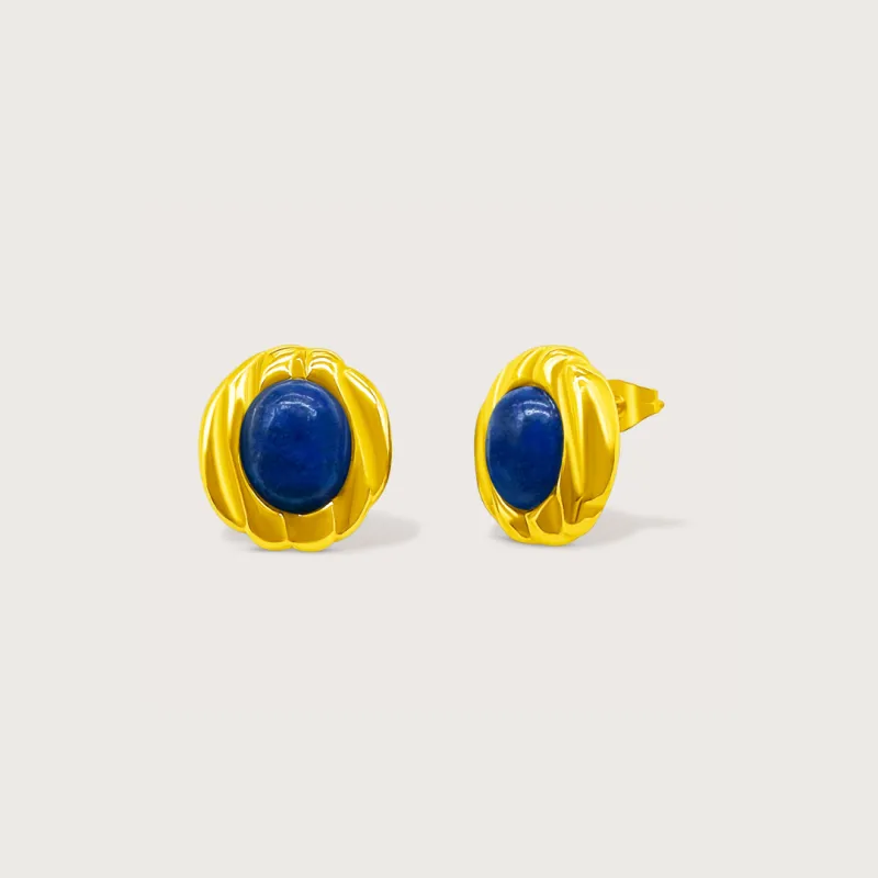 Celine Earrings in Gold made by Cadena