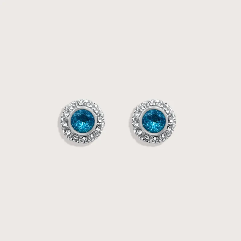 Bella Studs in Silver sold by Cadena