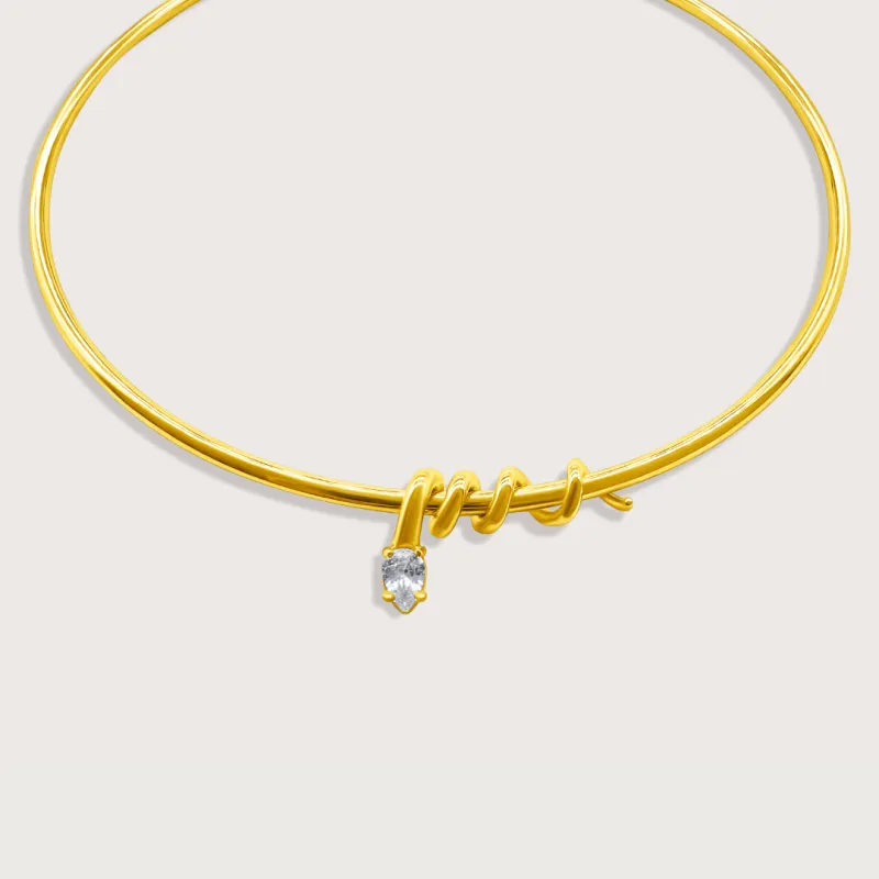 Rachelle Necklace in Gold sold by Cadena