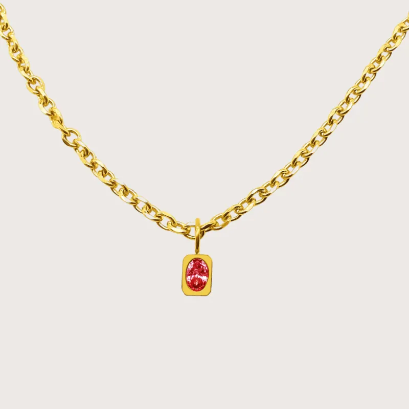 Zaria Necklace in Gold sold by Cadena