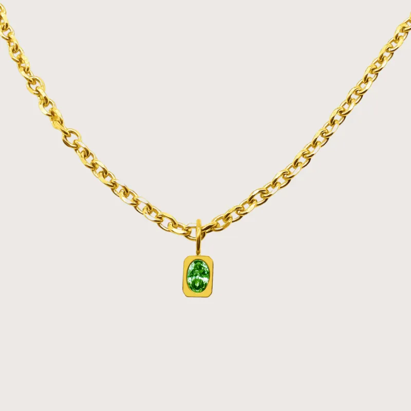 Zaria Necklace in Gold made by Cadena