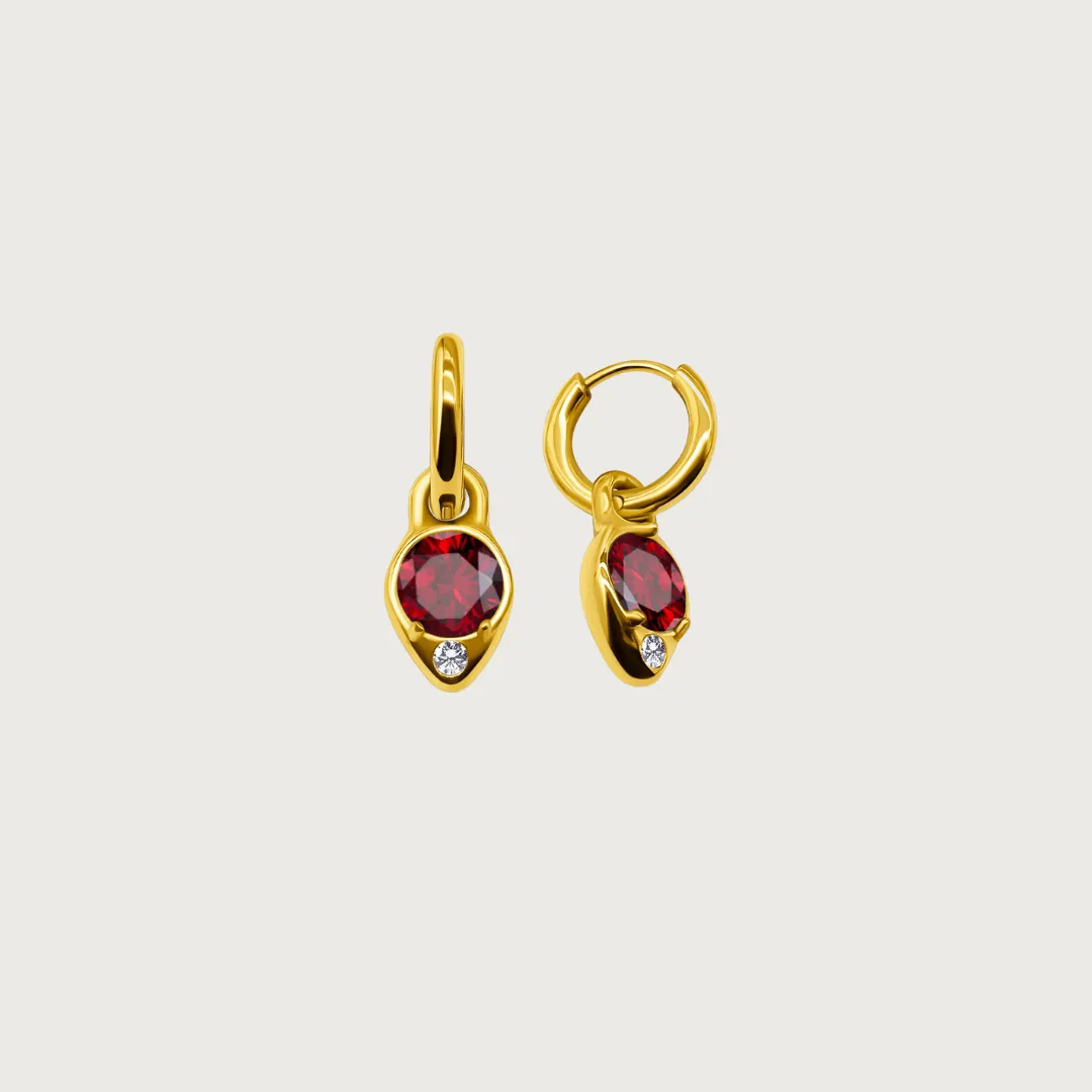 Carissa Earrings in Gold sold by Cadena
